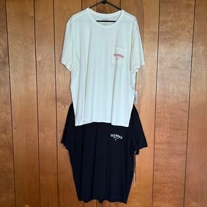 COPY - Tecovas XL Black and White Pocket Tees